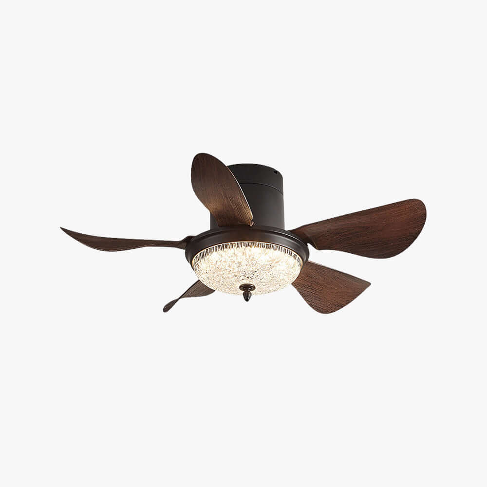 Kravos Ceiling Fan Light - French Vintage ABS Living Room