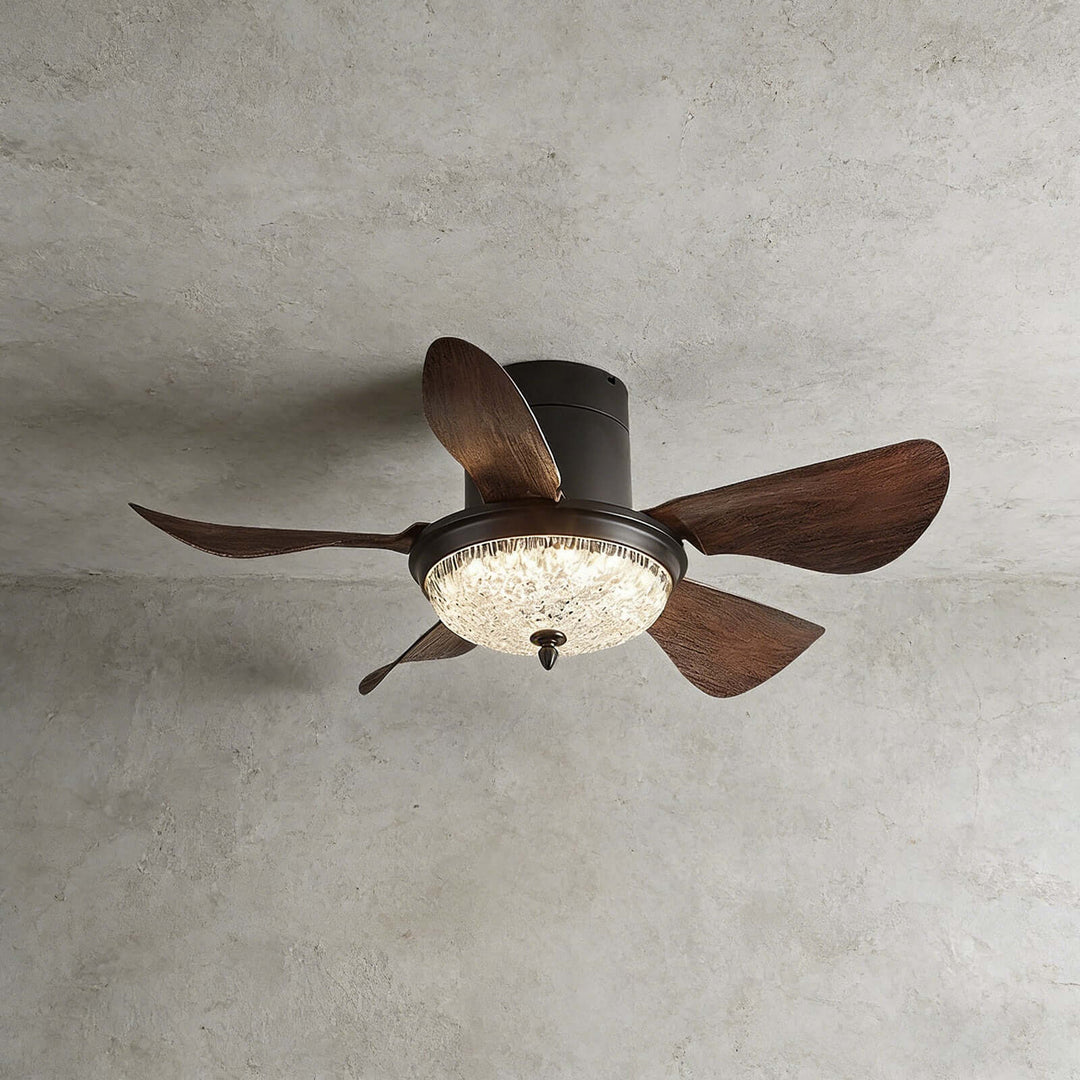Kravos Ceiling Fan Light - French Vintage ABS Living Room
