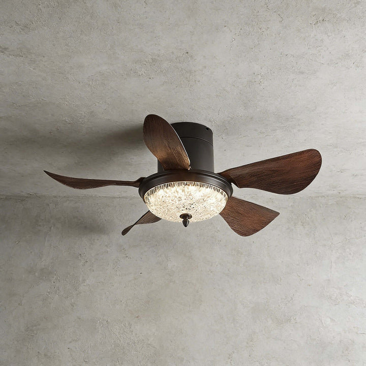 Kravos Ceiling Fan Light - French Vintage ABS Living Room
