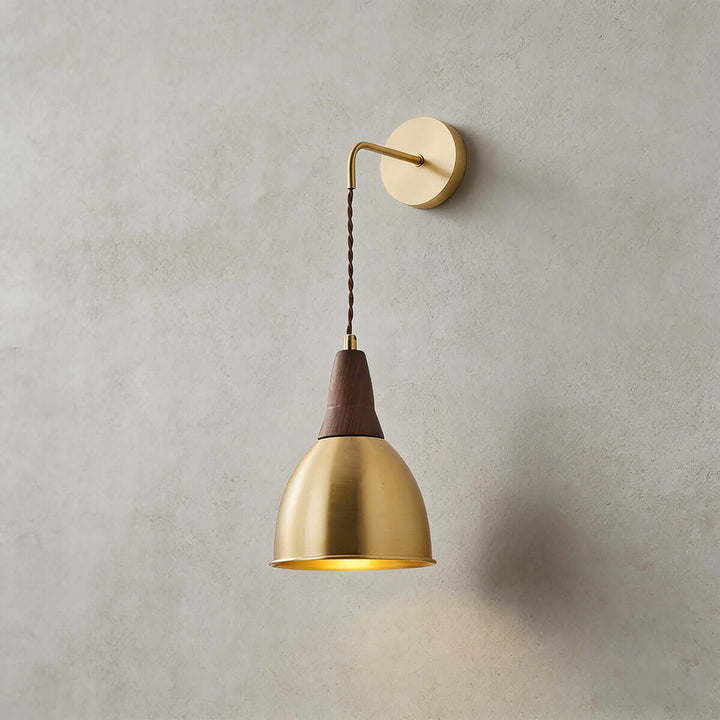 Lavino Wall Light - Modern Minimalist Brass Bedside Decor