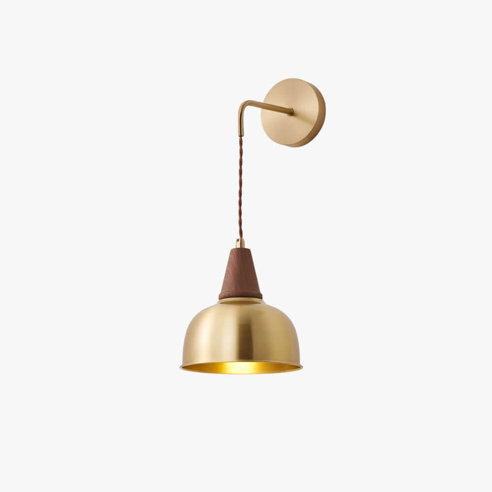 Lavino Wall Light - Modern Minimalist Brass Bedside Decor