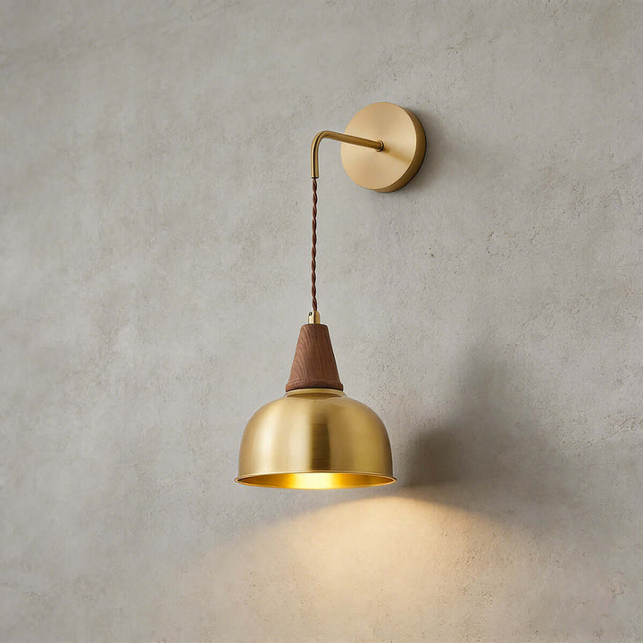 Lavino Wall Light - Modern Minimalist Brass Bedside Decor