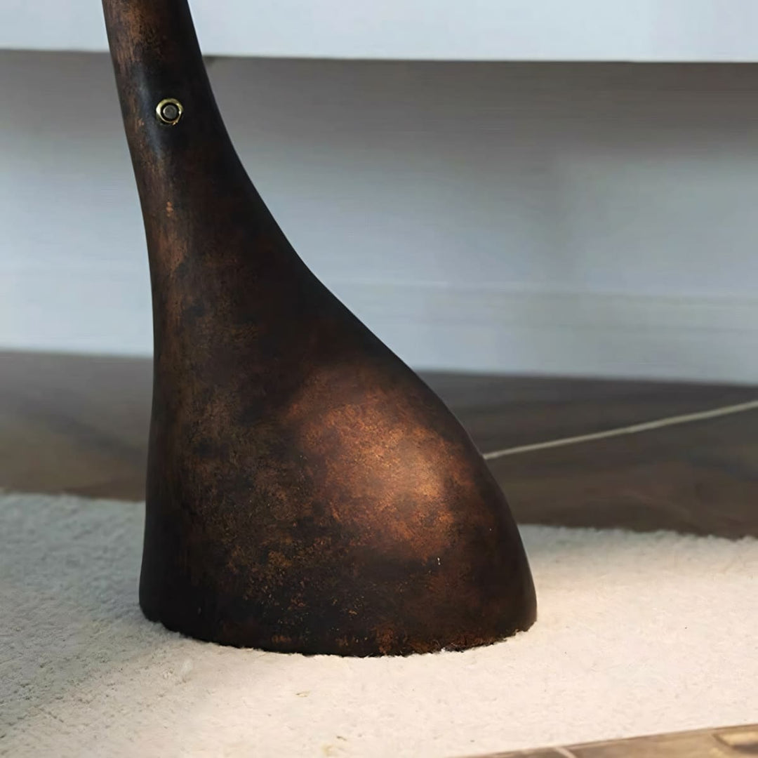 Lirno Sculptural Table Lamp – Creative Art Resin Sculpture