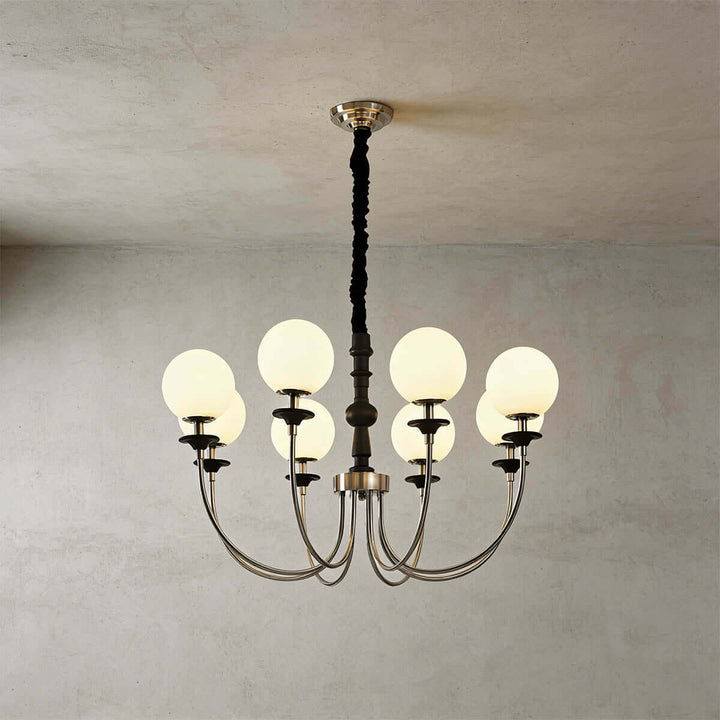 Lomeza Chandelier - Vintage French Statement Glass Living Room