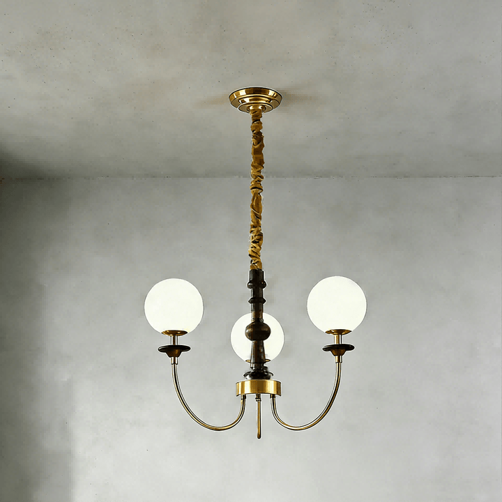 Lomeza Chandelier - Vintage French Statement Glass Living Room
