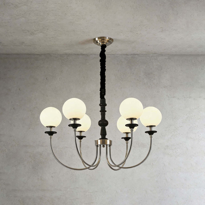 Lomeza Chandelier - Vintage French Statement Glass Living Room