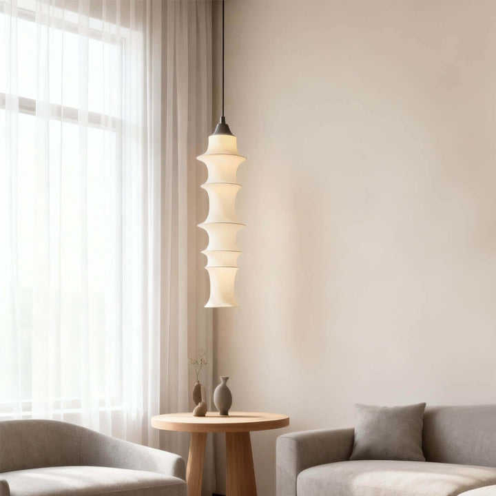 Lufira Pendant Light - Minimalist Decorative Fabric Dining Room Lamp