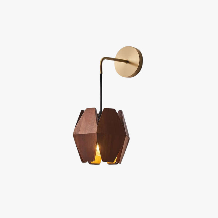 Lunexi Wall Light - Japandi Vintage Creative Wood Bedside