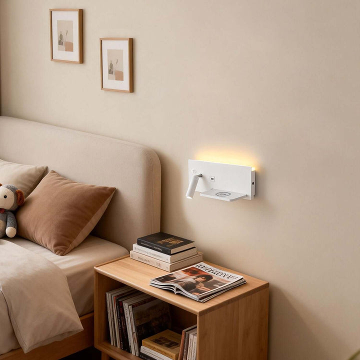 Luvan Wall Light – Modern Minimalist Bedroom LED Reading Lamp