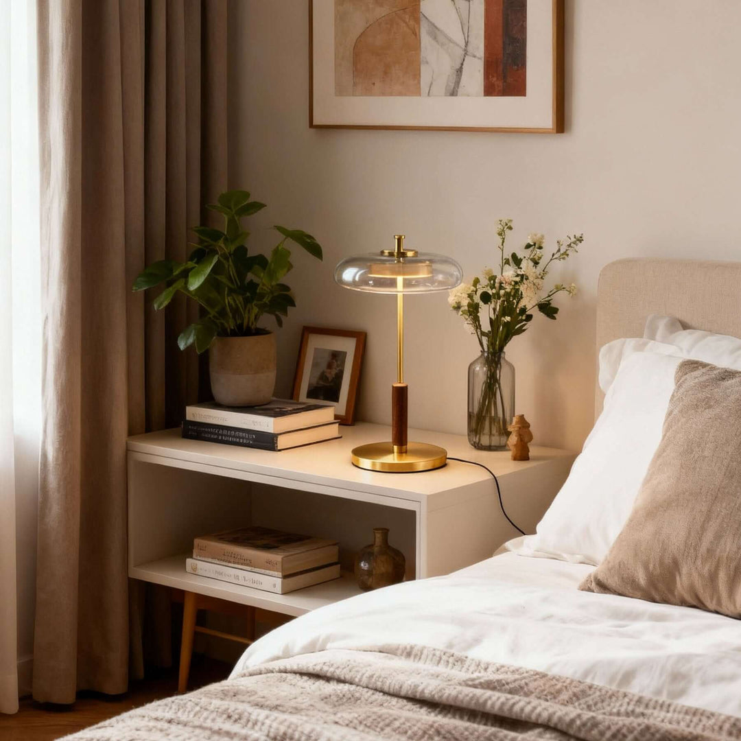 Torez Table Lamp – American Style Glass Luxury Modern Lamp