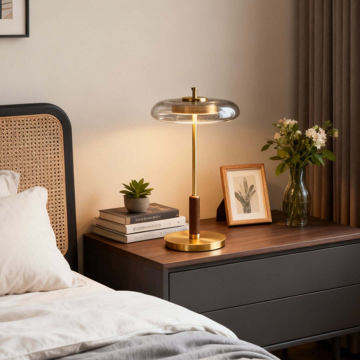 Torez Table Lamp – American Style Glass Luxury Modern Lamp