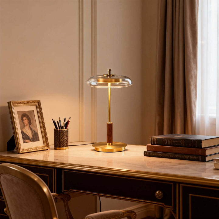 Torez Table Lamp – American Style Glass Luxury Modern Lamp