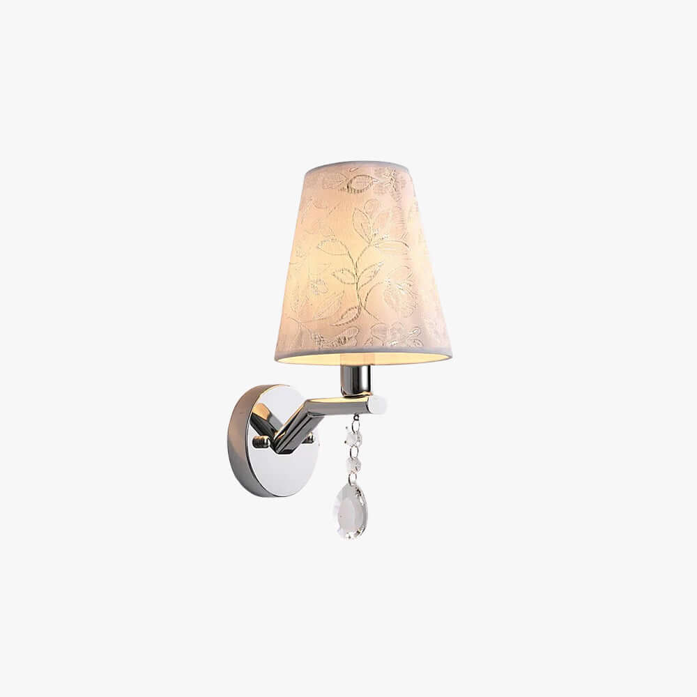 Lynar Wall Light – Vintage Art Deco Fabric Bedside Lamp