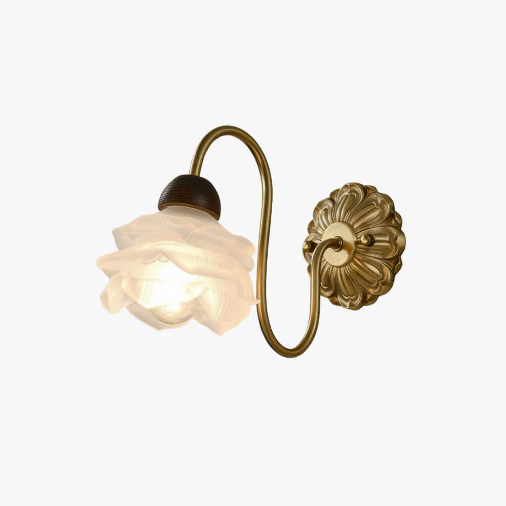 Maruvo Wall Light – Vintage French Creative Floral Glass Lighting