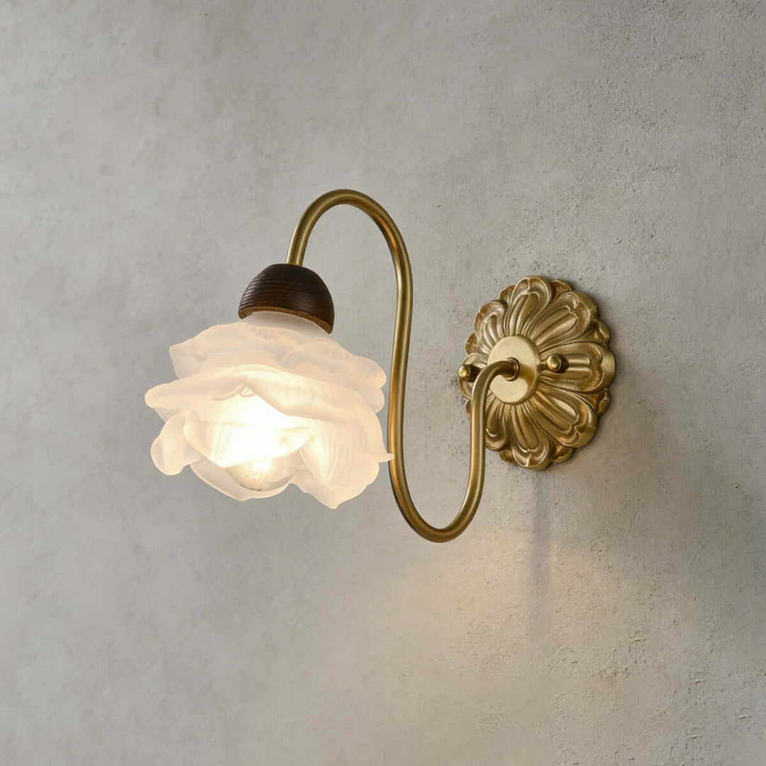 Maruvo Wall Light – Vintage French Creative Floral Glass Lighting