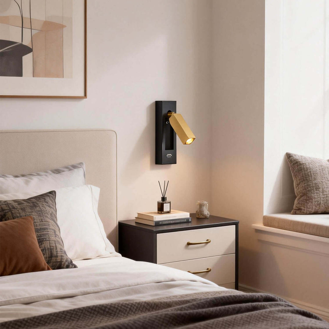 Mavti Wall Lamp Style A – Minimalist Modern Bedside Reading Lamp
