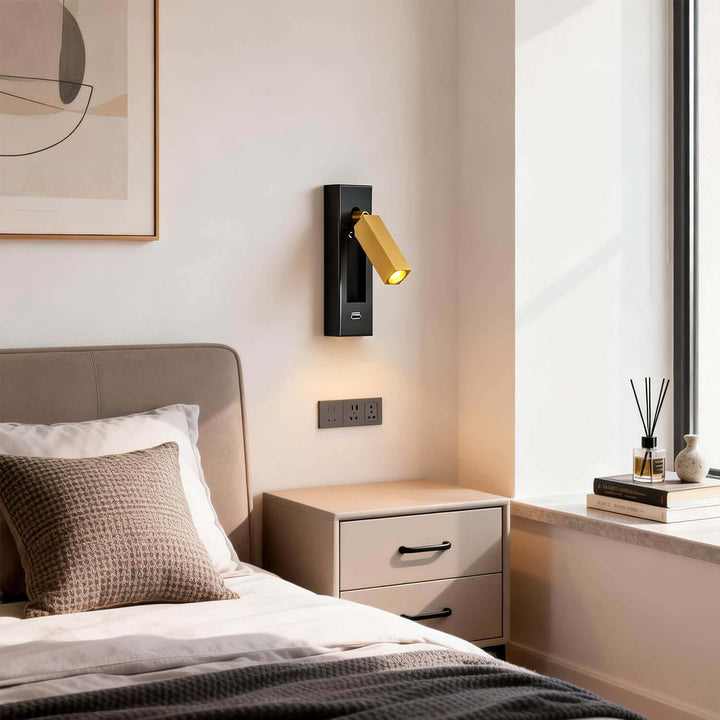 Mavti Wall Lamp Style A – Minimalist Modern Bedside Reading Lamp