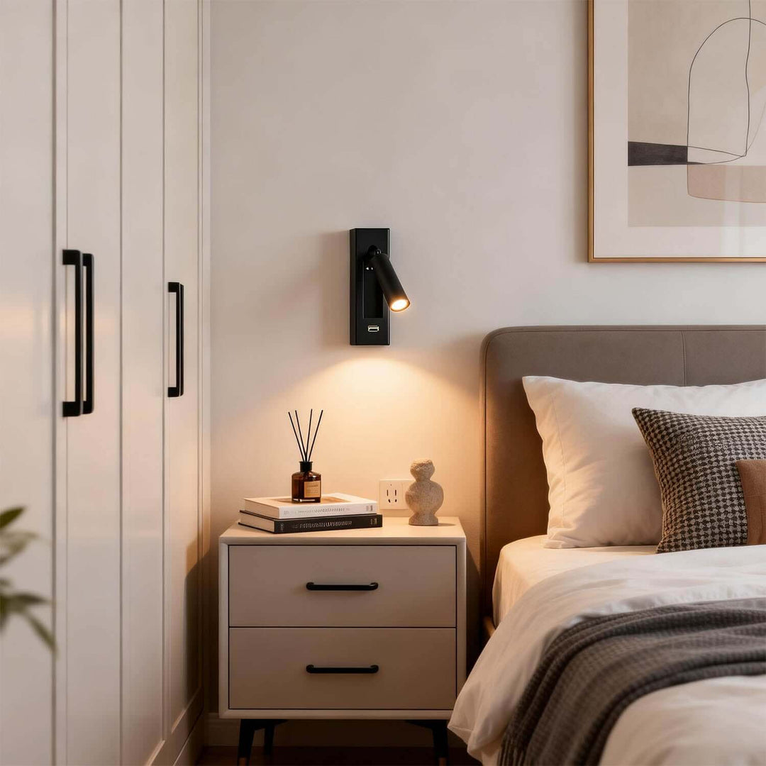Mavti Wall Lamp Style A – Minimalist Modern Bedside Reading Lamp