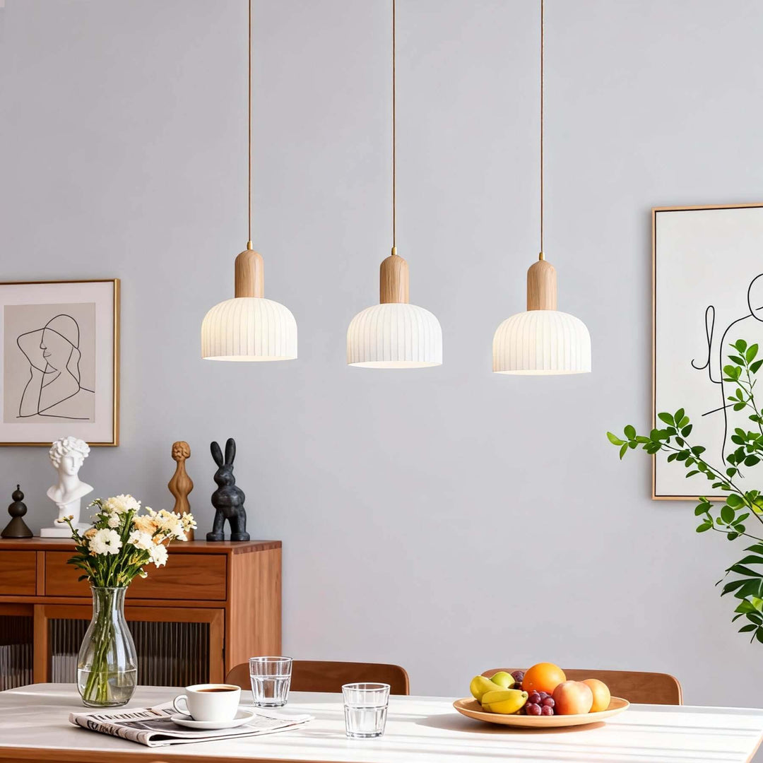 Merona Pendant French Minimalist Glass Bedside Pendant Lamp