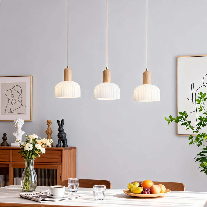 Merona Pendant French Minimalist Glass Bedside Pendant Lamp