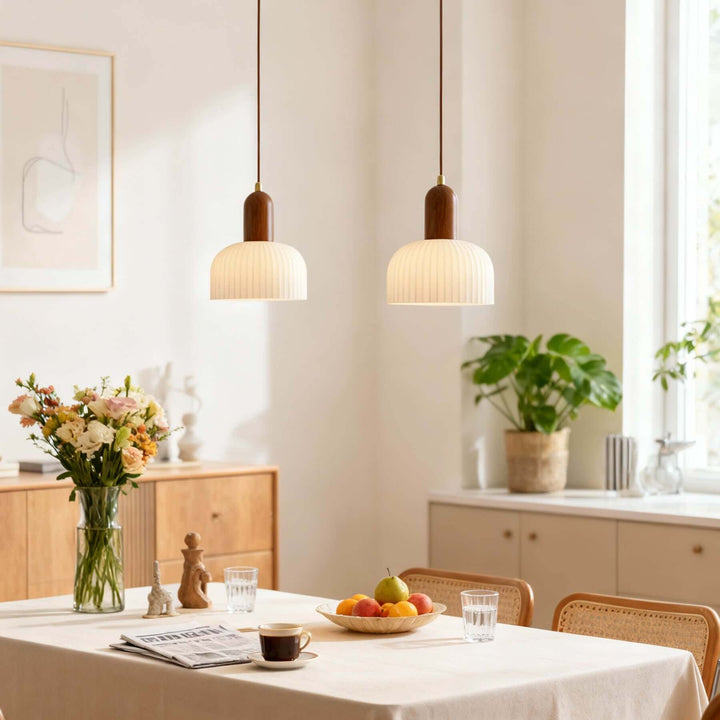 Merona Pendant French Minimalist Glass Bedside Pendant Lamp