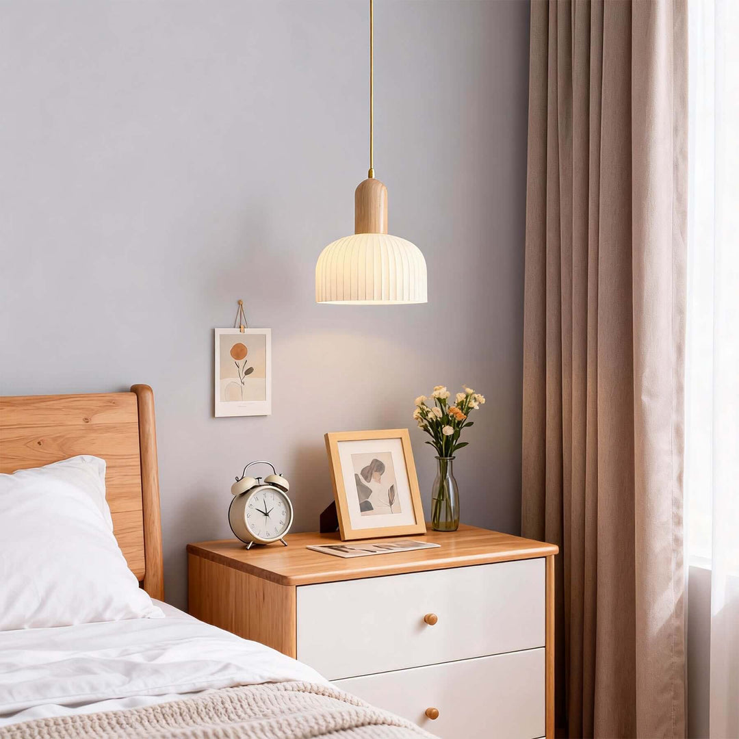 Merona Pendant French Minimalist Glass Bedside Pendant Lamp