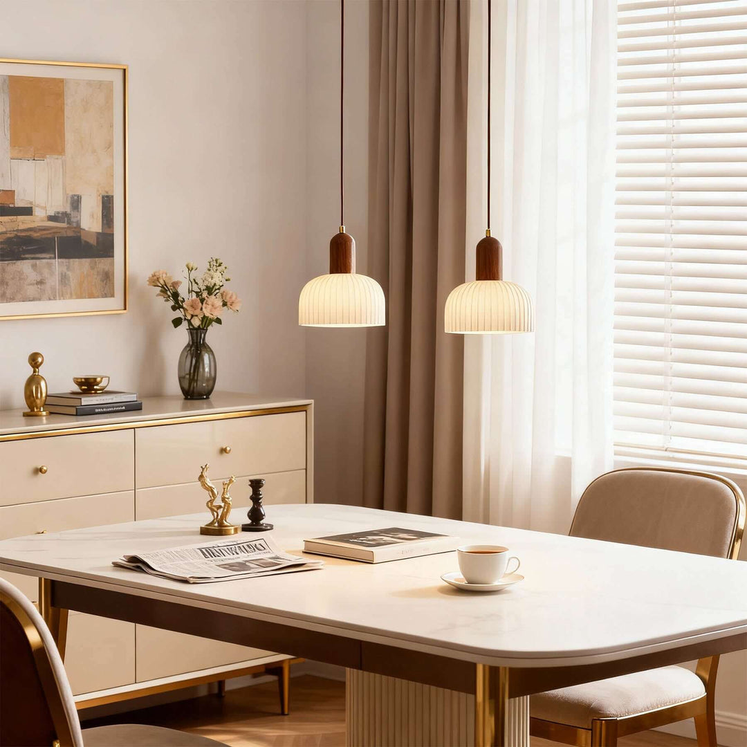 Merona Pendant French Minimalist Glass Bedside Pendant Lamp