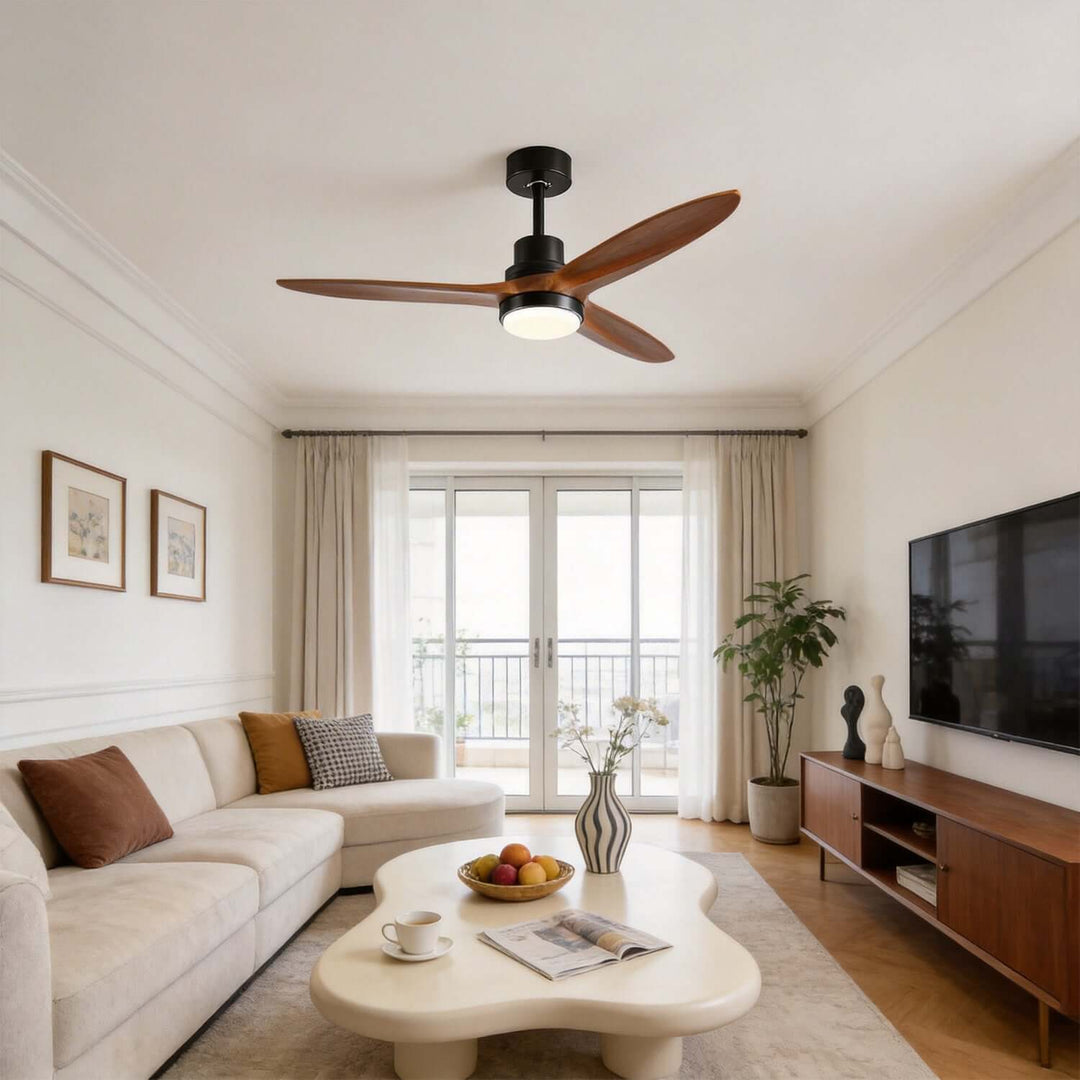 Mevira Ceiling Fan Light | Modern Style Dining Room