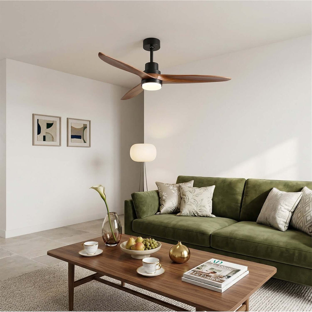 Mevira Ceiling Fan Light | Modern Style Dining Room
