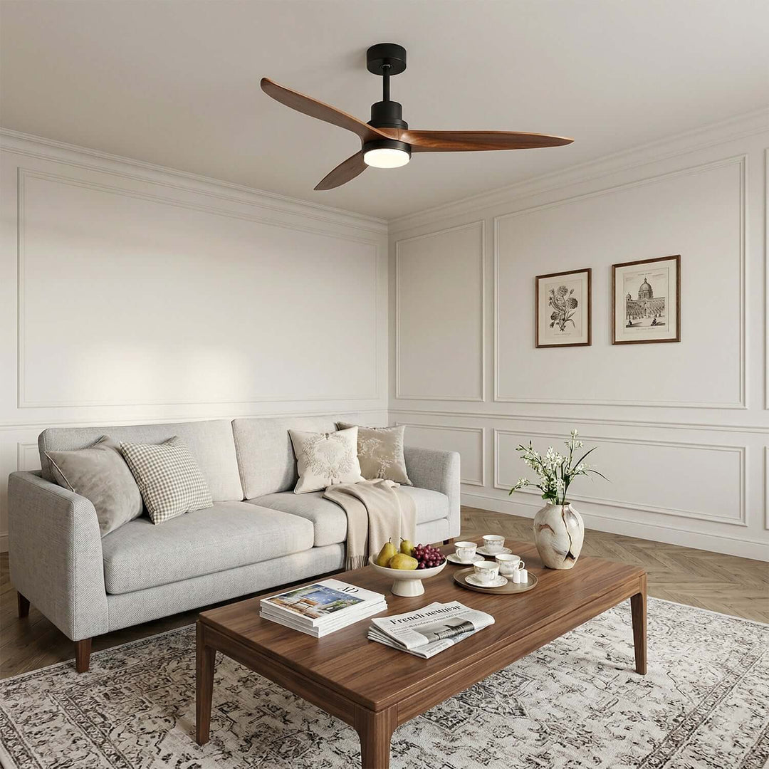 Mevira Ceiling Fan Light | Modern Style Dining Room