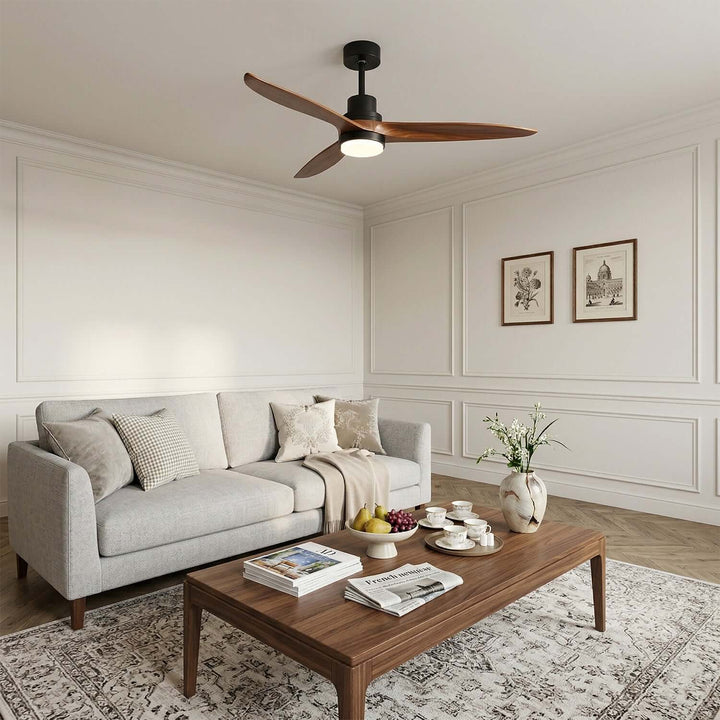 Mevira Ceiling Fan Light | Modern Style Dining Room