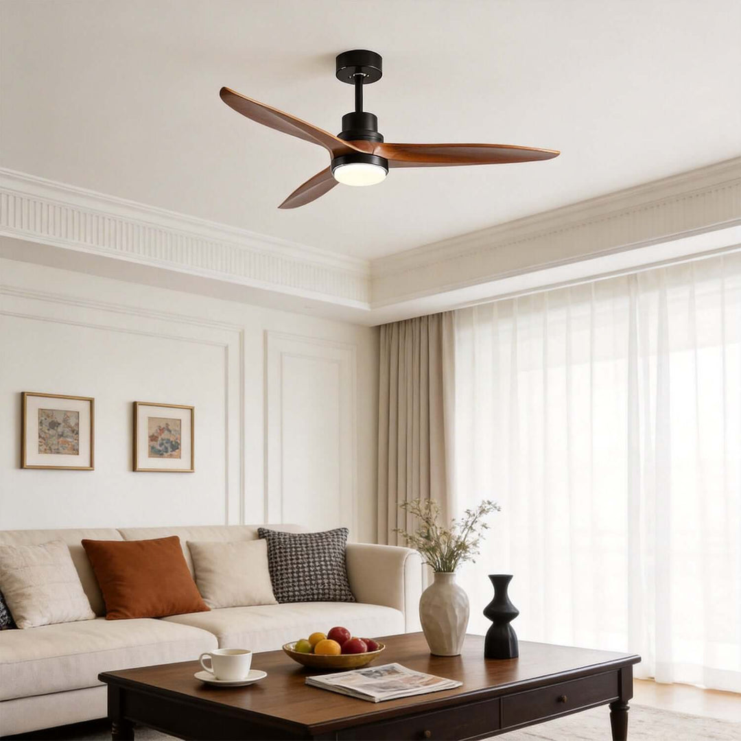 Mevira Ceiling Fan Light | Modern Style Dining Room
