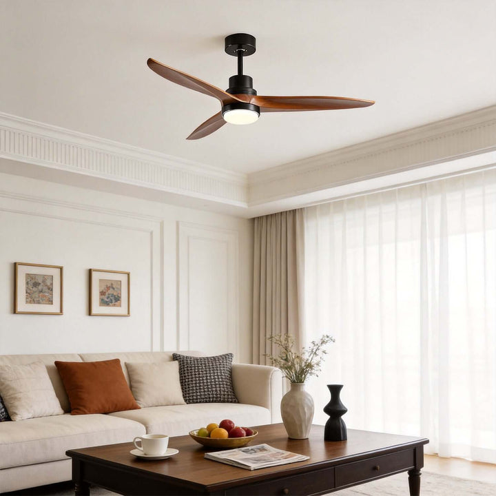 Mevira Ceiling Fan Light | Modern Style Dining Room