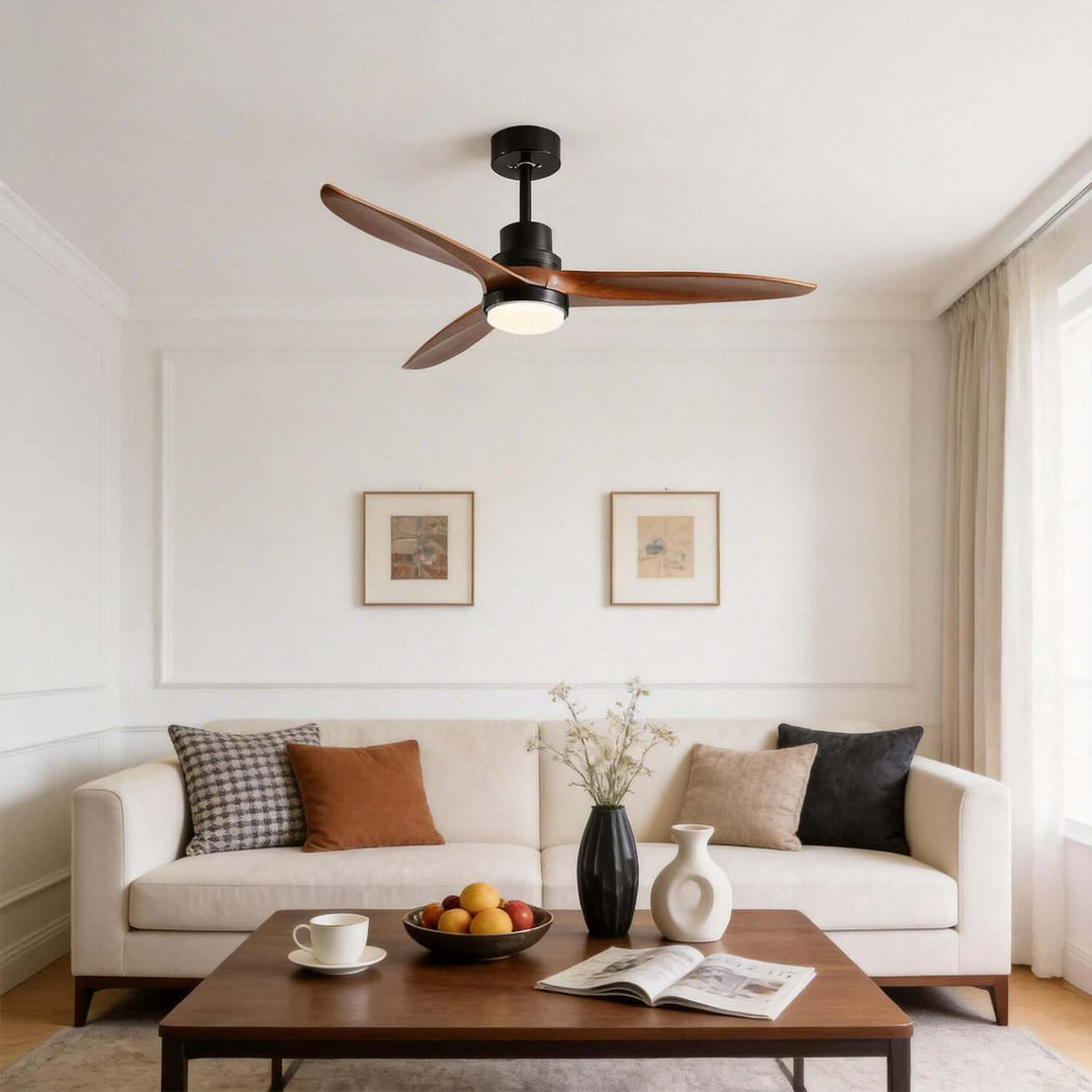 Mevira Ceiling Fan Light | Modern Style Dining Room
