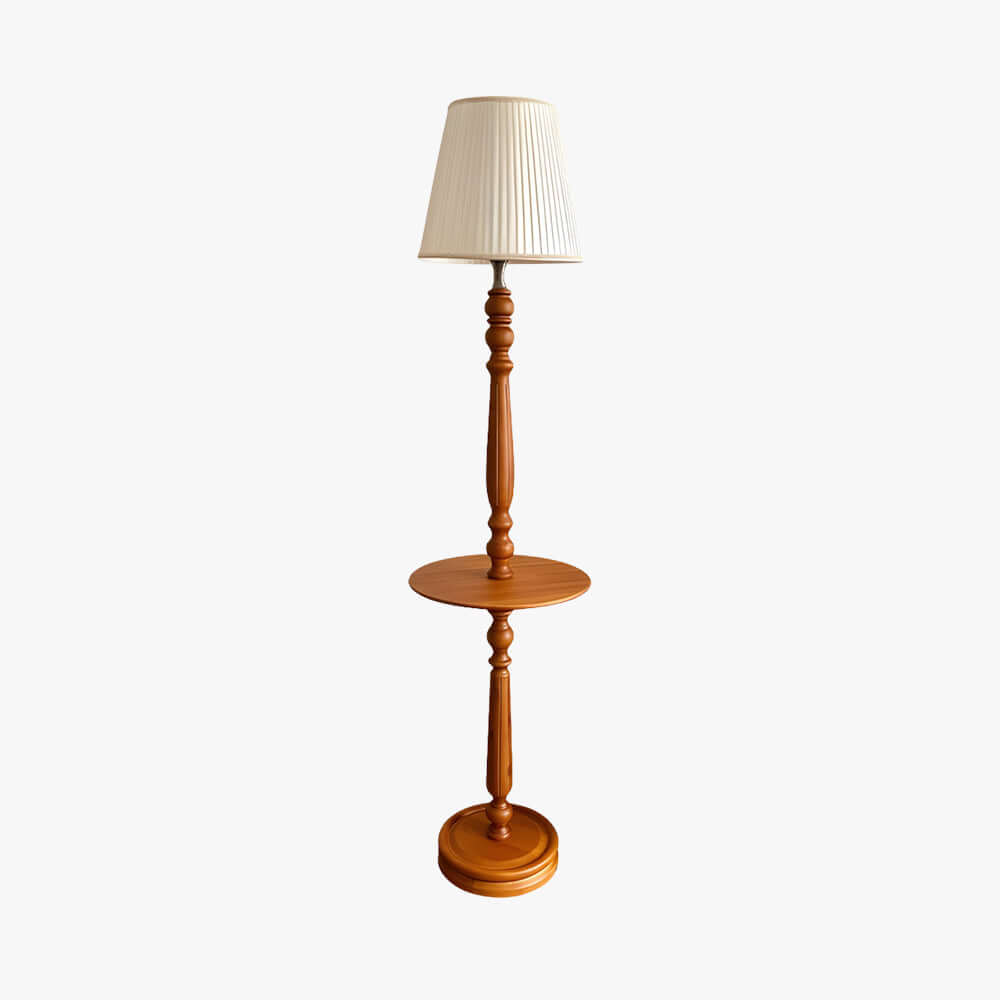 Meyora Floor Lamp – Elegant European Vintage Fabric Lamp