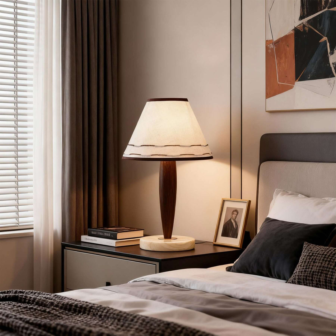 Mezra Table Lamp – Creative Fabric Vintage Bedside Lamp