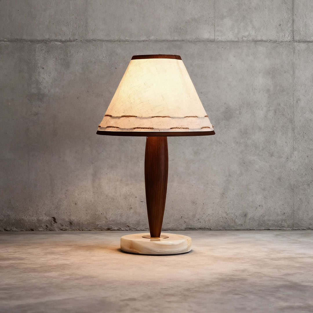 Mezra Table Lamp – Creative Fabric Vintage Bedside Lamp
