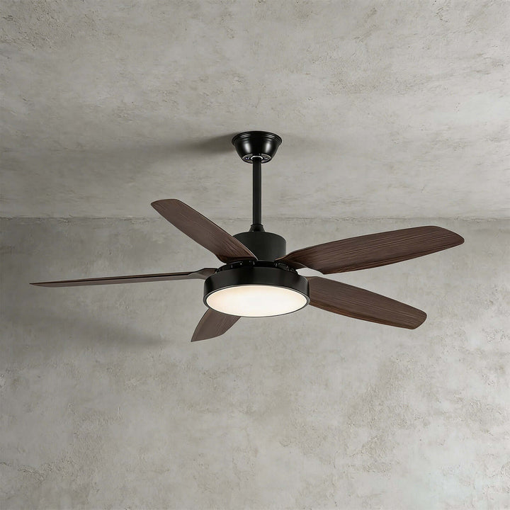 Mleff Ceiling Fan Light - Vintage French ABS Bedroom Light