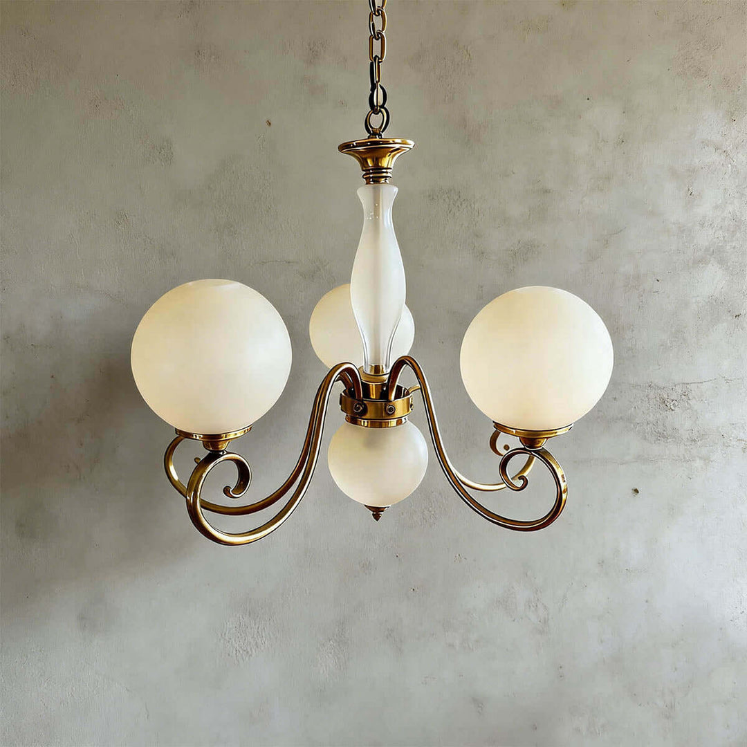 Xylen Chandelier – Vintage French Glass Chandelier