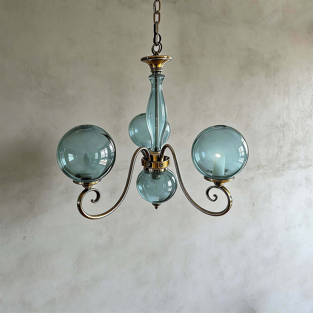 Xylen Chandelier – Vintage French Glass Chandelier