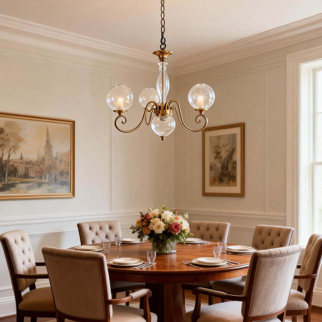 Xylen Chandelier – Vintage French Glass Chandelier