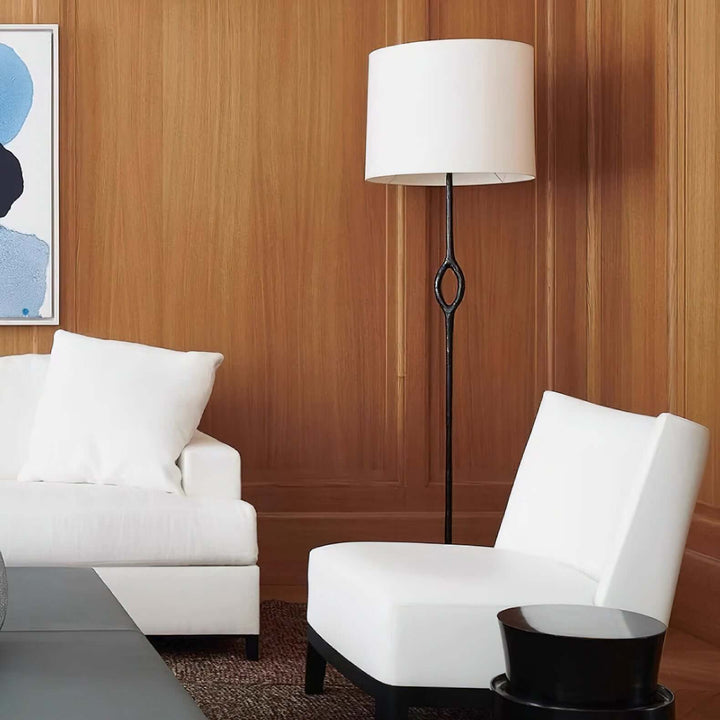 Solin Floor Lamp – Modern Minimalist Resin Fabric Lighting