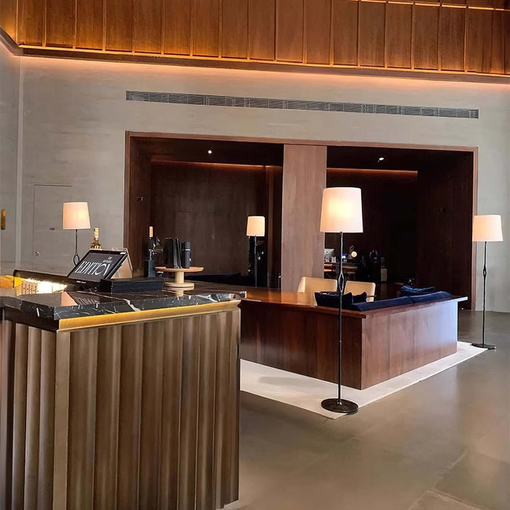 Solin Floor Lamp – Modern Minimalist Resin Fabric Lighting