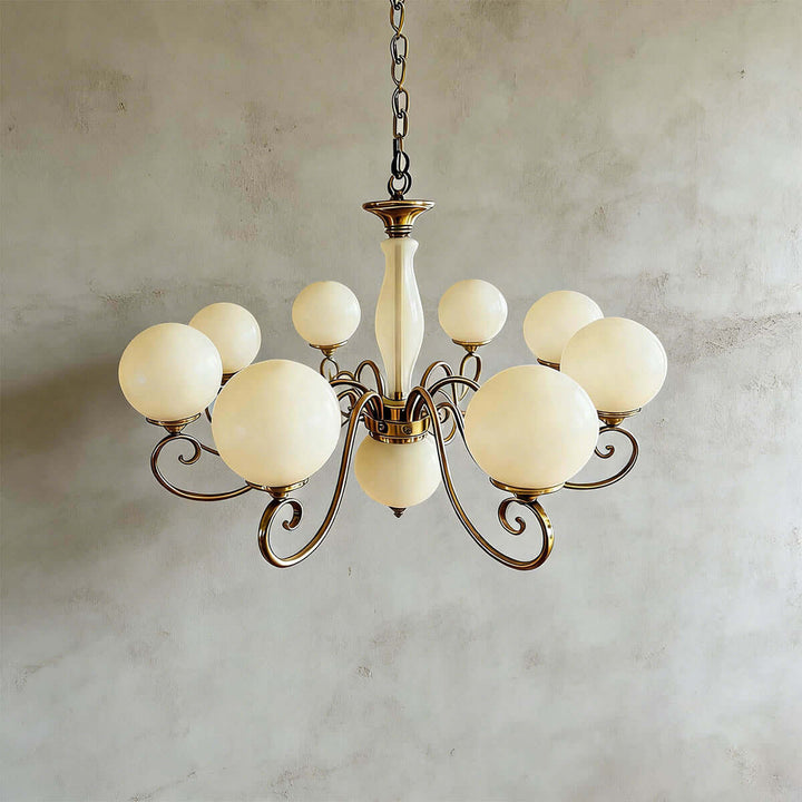 Xylen Chandelier – Vintage French Glass Chandelier