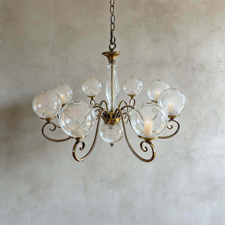 Xylen Chandelier – Vintage French Glass Chandelier