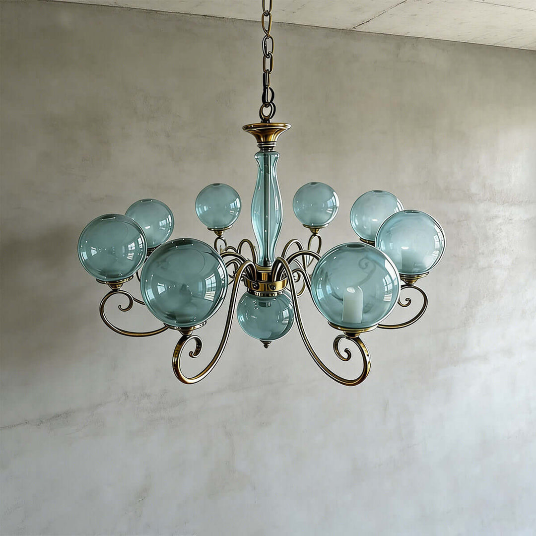 Xylen Chandelier – Vintage French Glass Chandelier