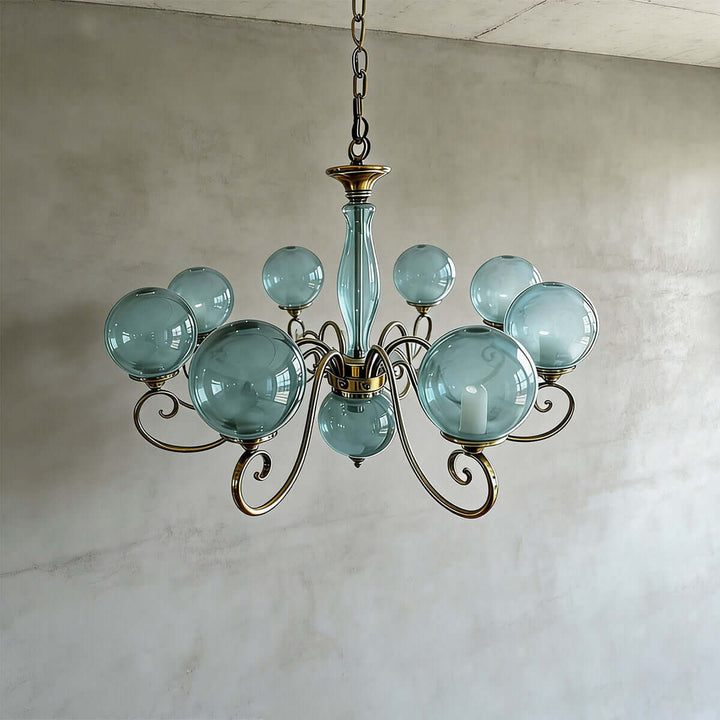 Xylen Chandelier – Vintage French Glass Chandelier