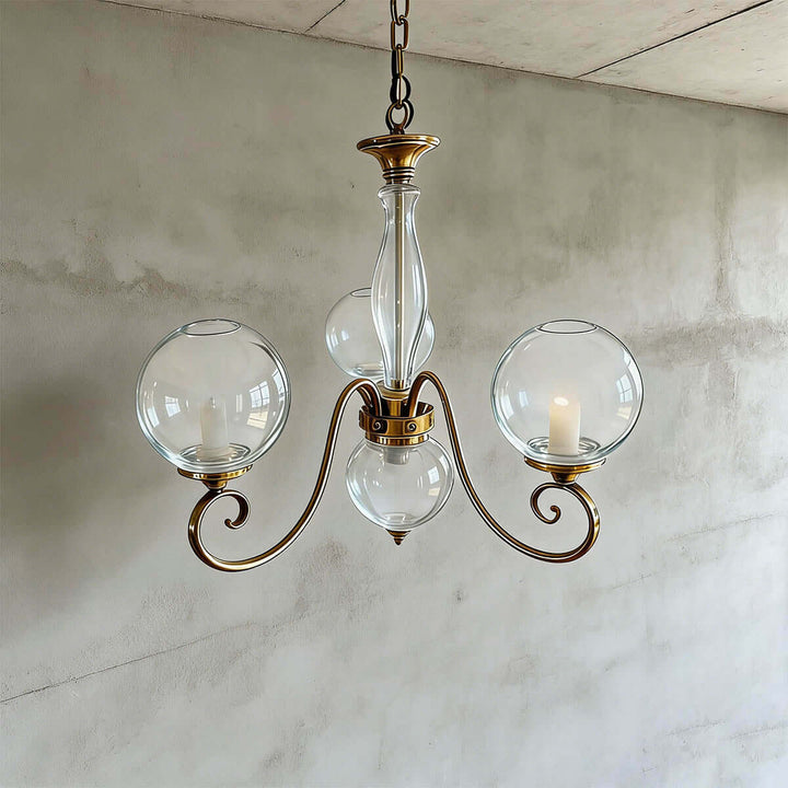 Xylen Chandelier – Vintage French Glass Chandelier