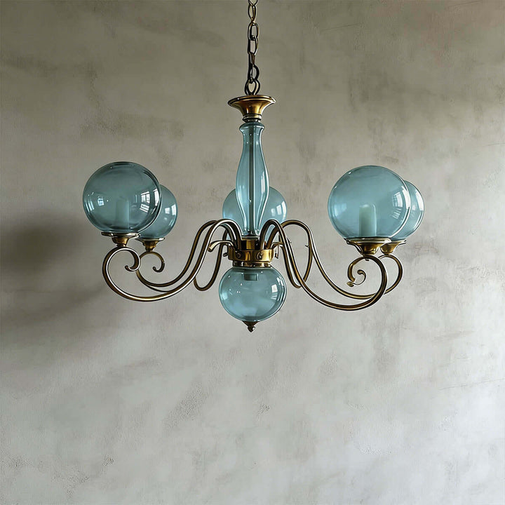 Xylen Chandelier – Vintage French Glass Chandelier