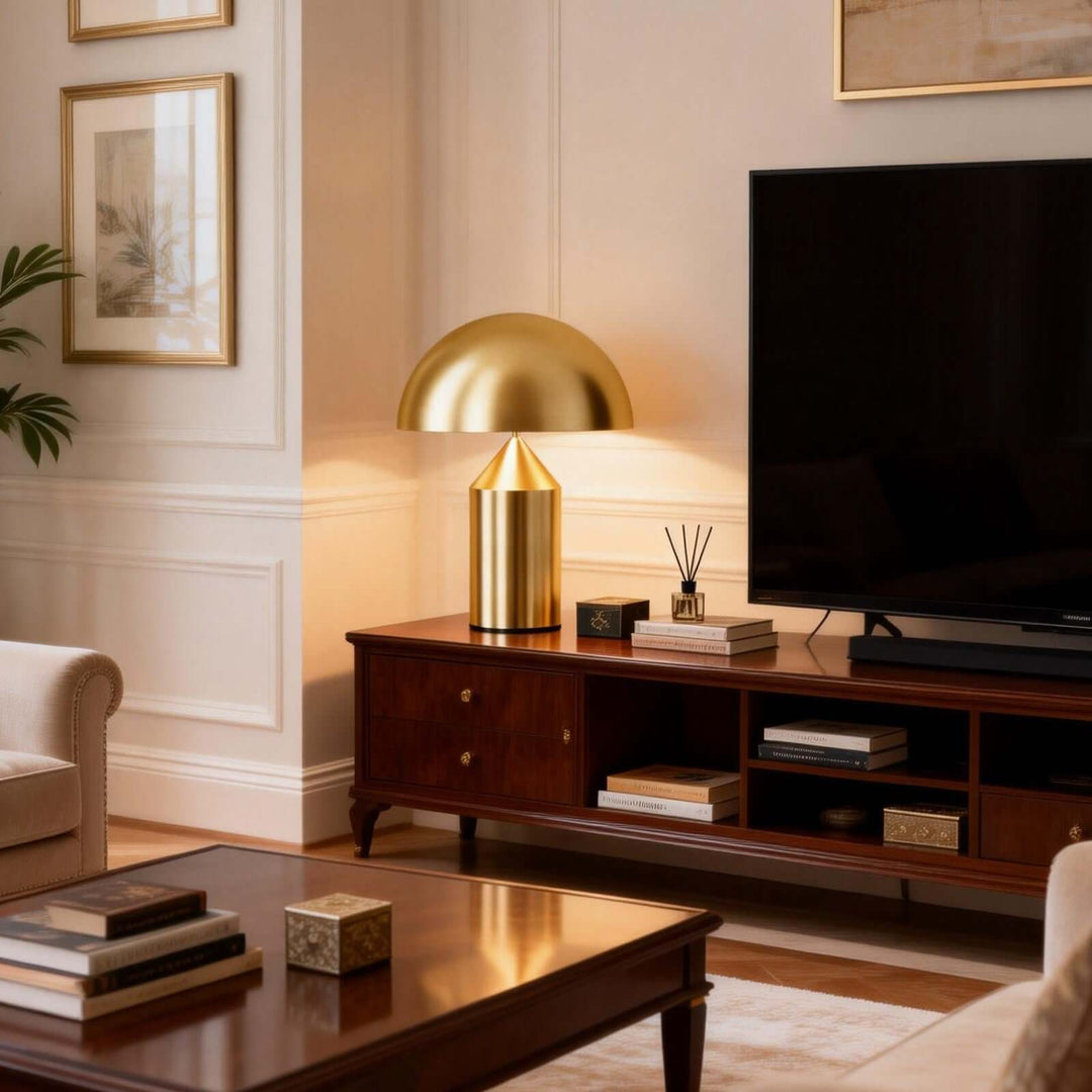 Zelviro Table Lamp - Modern Art Deco Style for Living Room